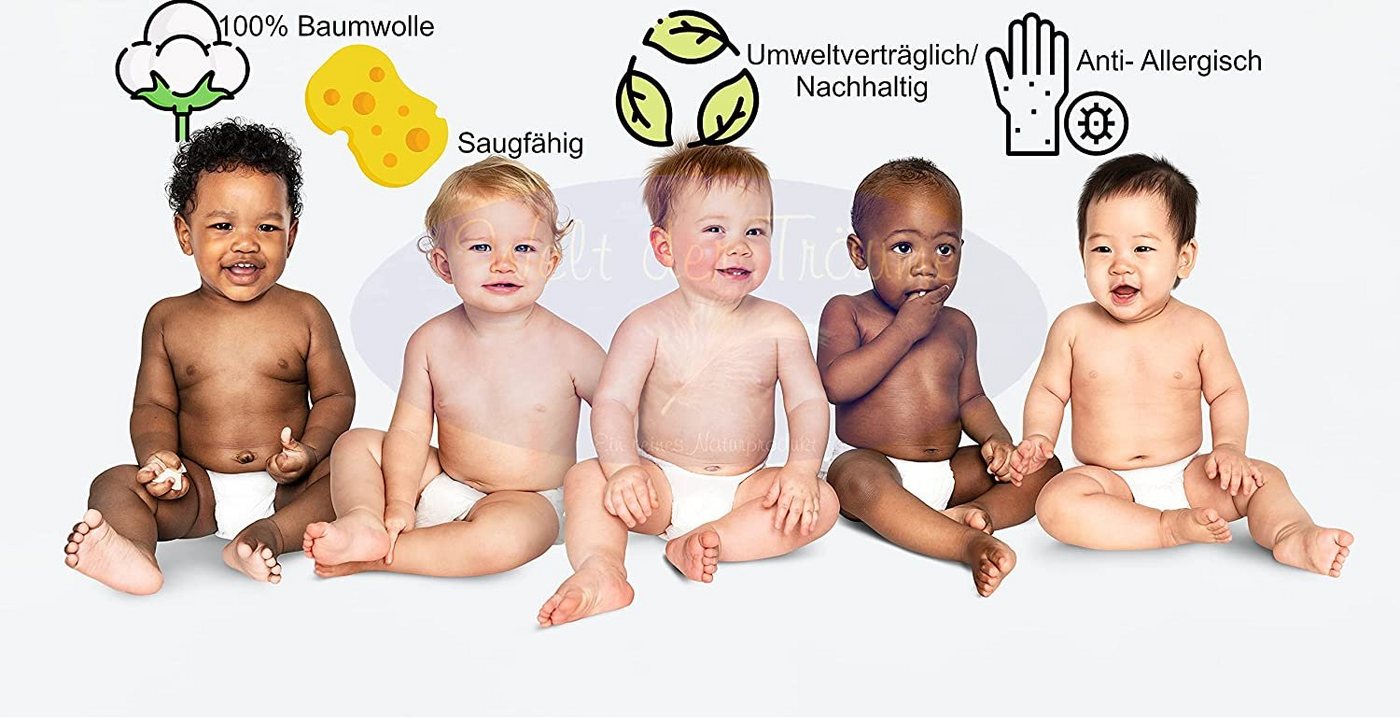 Welt der Träume Spucktuch 10 Stück Stoffwindeln Spucktücher Kuscheltuch Stilltuch, Made in Europe Bild 2