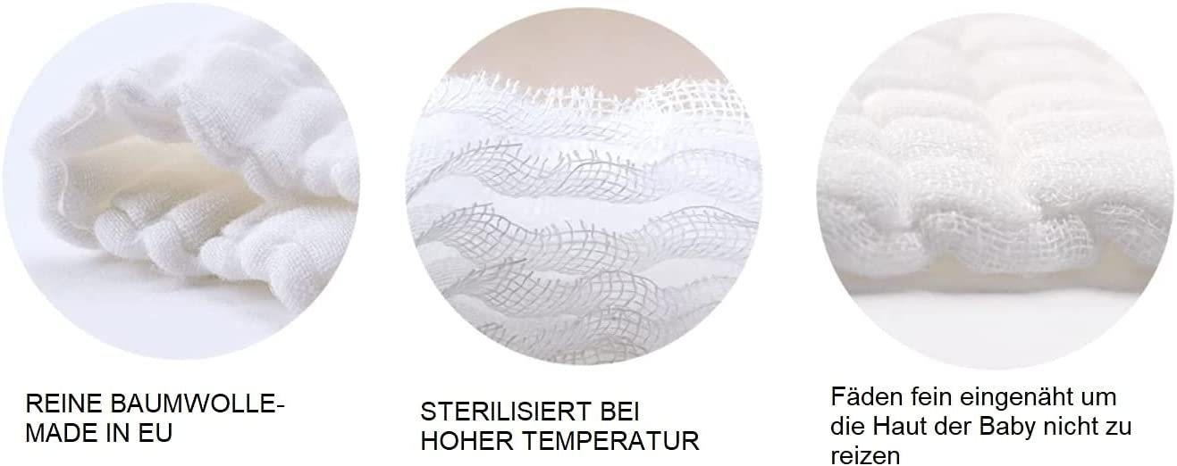 Welt der Träume Spucktuch 10 Stück Stoffwindeln Spucktücher Kuscheltuch Stilltuch, Made in Europe Bild 4