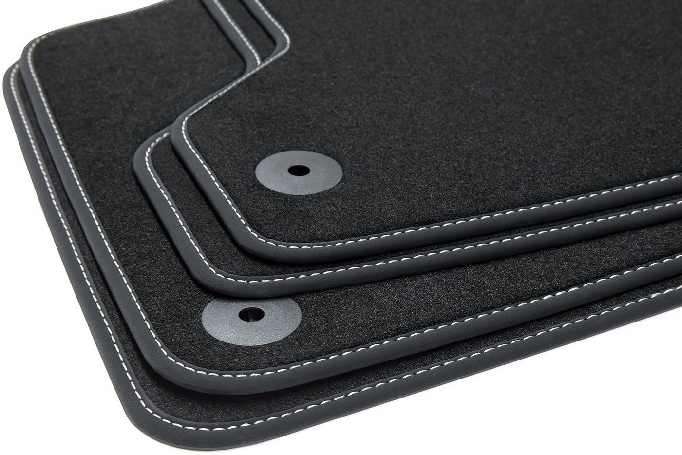 tuning-art Auto-Fußmatten V211 Automatten Set passgenau für VW Golf Plus 5 6 Cross 2005-2014 Bild 3