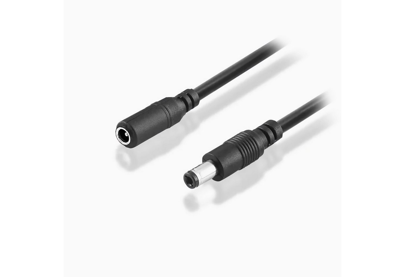 Bolwins N47C 10m Strom Verlängerungskabel Kabel DC Kupplung 5,5x2,1mm 12V Netzkabel, DC 5,5 x 2,1 mm Stecker, DC 5,5 x 2,1 mm Buchse (1000 cm), Flexible Kabelführung, einfache Verlängerung des Stromanschlusses Bild 4
