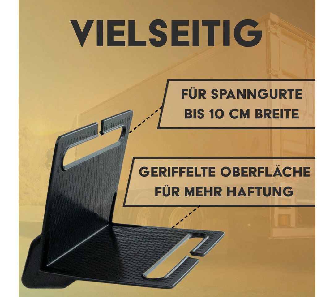 MCS CARGO SECURITY Zurrgurt MCS Kantenschoner 1er Set für Gurte von 2,5-10cm Breite, schwarz (1-St) Bild 2