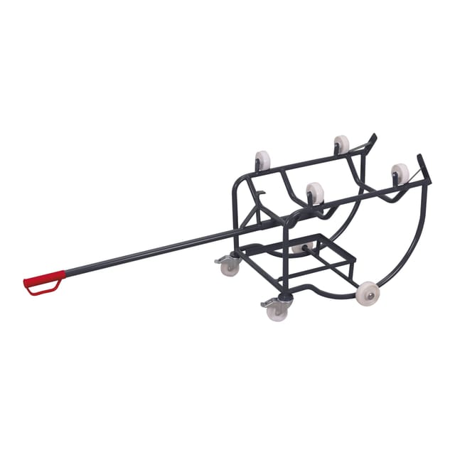 Cordes Fasskipper RAL 7016 mit 4 Kunststoffrollen