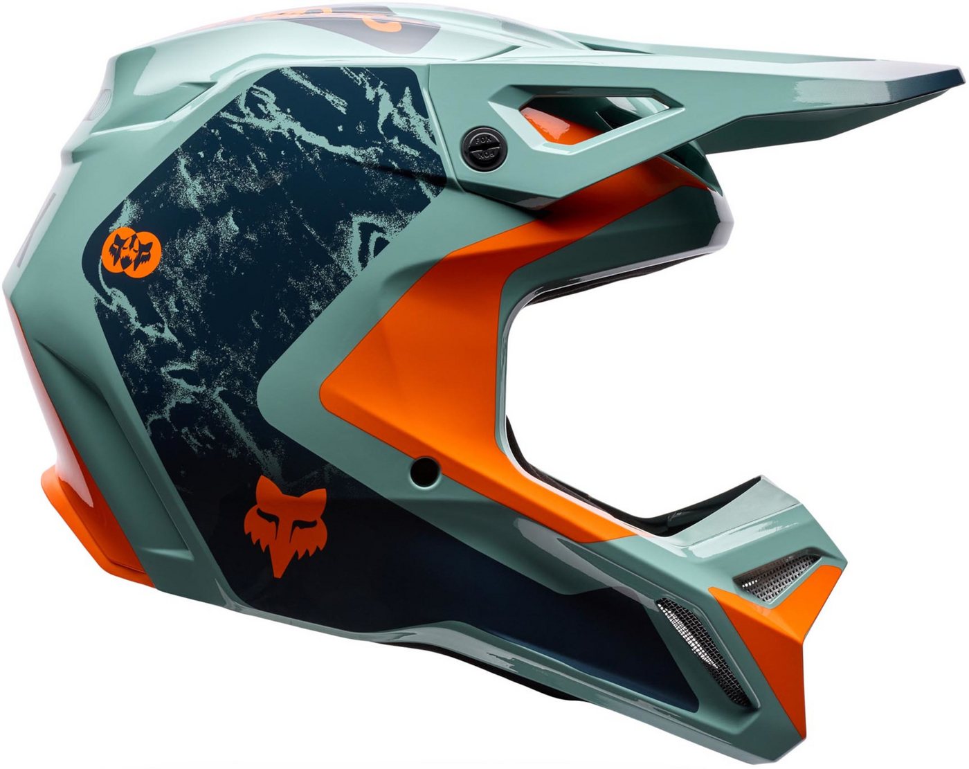 Fox Racing Motocrosshelm V1 Image Print Motocross Helm, Waschbar Bild 3