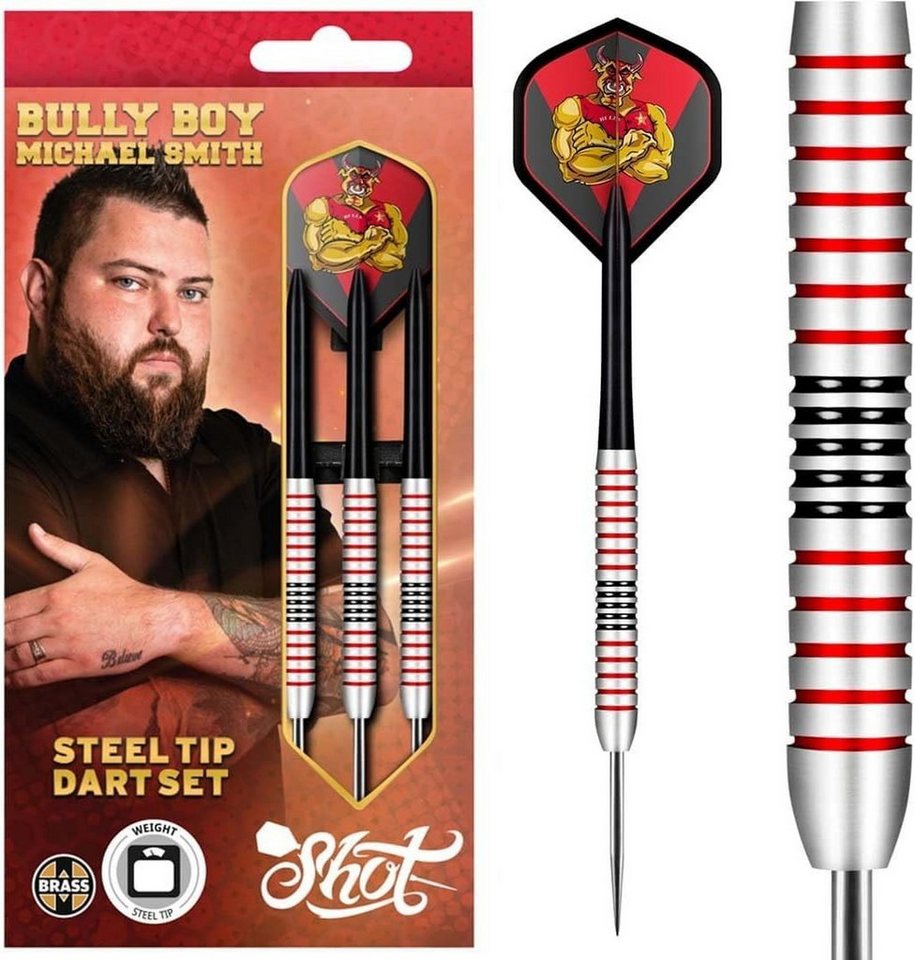 TARGET DARTS Dartpfeil Shot! Michael Smith Plated Brass - Steeldarts