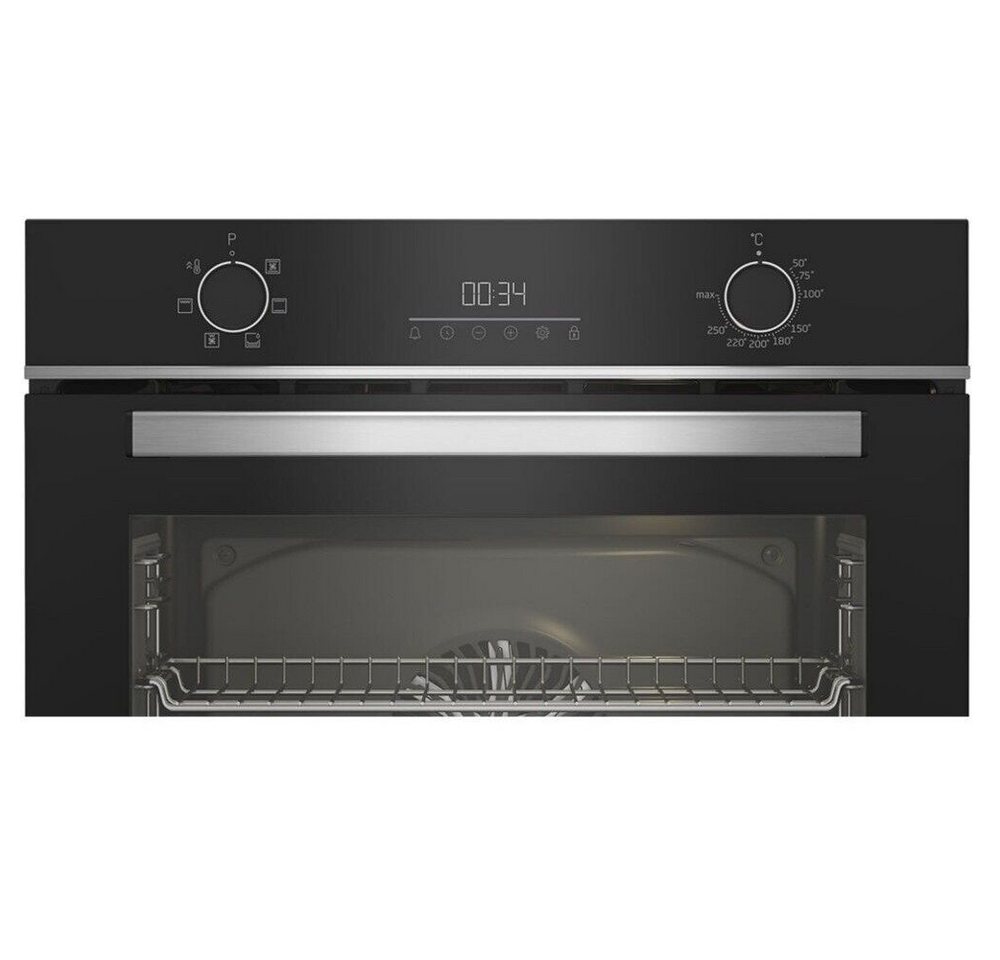 BEKO Induktions Herd-Set Einbauherd Set Schwarz Autark Backofen Umluft Teleskopauszug + Induktion Kochfeld NEU, mit Teleskopauszug nachrüstbar Bild 3