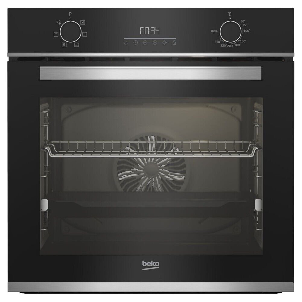 BEKO Induktions Herd-Set Einbauherd Set Schwarz Autark Backofen Umluft Teleskopauszug + Induktion Kochfeld NEU, mit Teleskopauszug nachrüstbar Bild 4