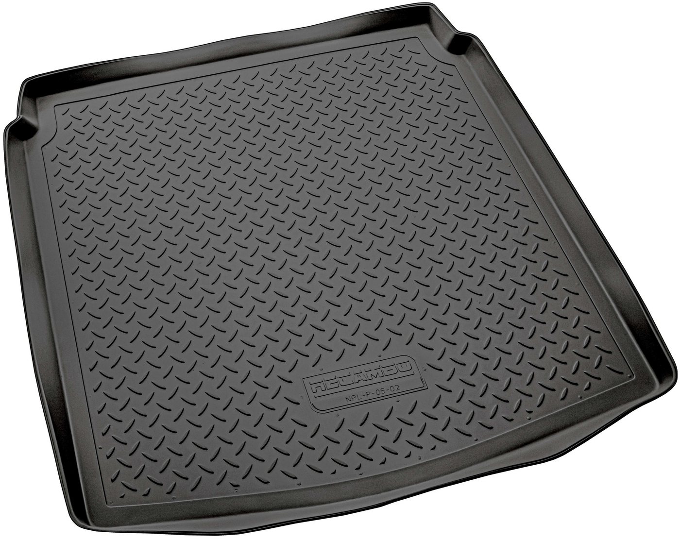 RECAMBO Kofferraumwanne für Audi A4 B8 Limousine, 2008-2015, für Audi A4, 100% passgenaue Antirutschmatte, Kofferraum Schutzmatte, Gummimatte