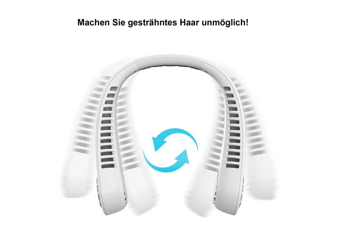 feinlux Mini USB-Ventilator, Tragbare Ventilator, 3 Geschwindigkeiten Bild 4
