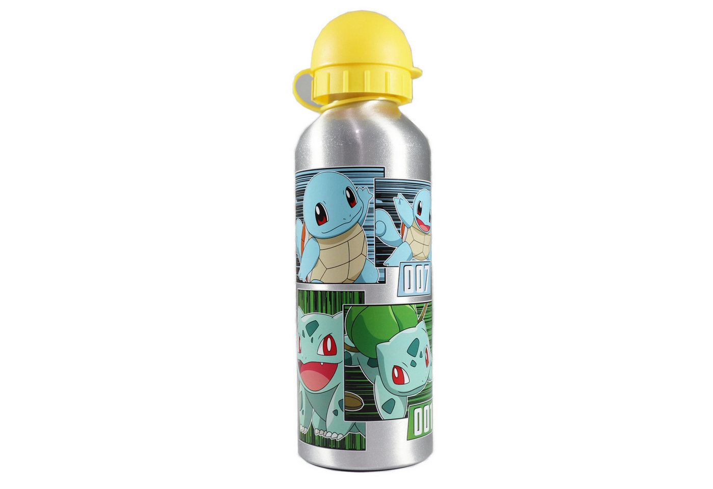 POKÉMON Trinkflasche Pokemon Pikachu und Freunde Aluminium Wasserflasche 500 ml