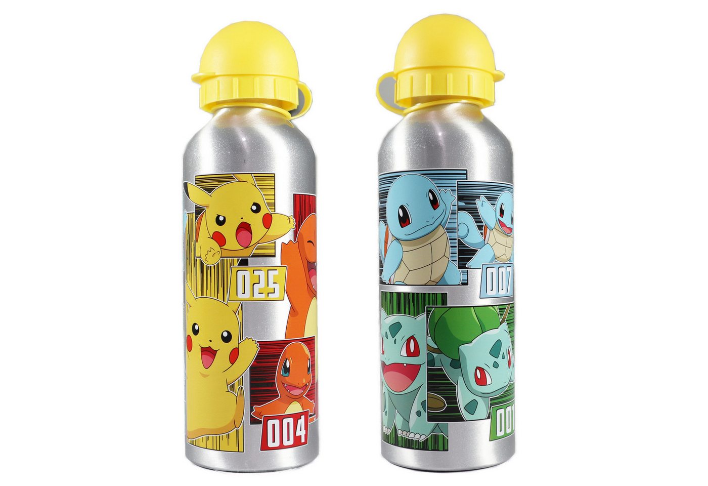POKÉMON Trinkflasche Pokemon Pikachu und Freunde Aluminium Wasserflasche 500 ml Bild 4