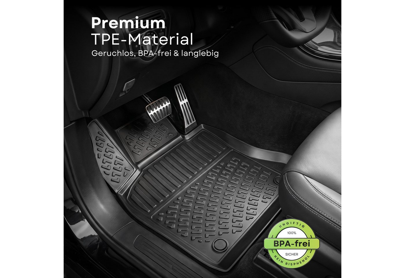 fussmattenprofi.com Auto-Fußmatte 3D Auto Fussmatten für Mazda 6 (GJ) 2012-2026 (1 St), für Mazda Mazda 6 Bild 5