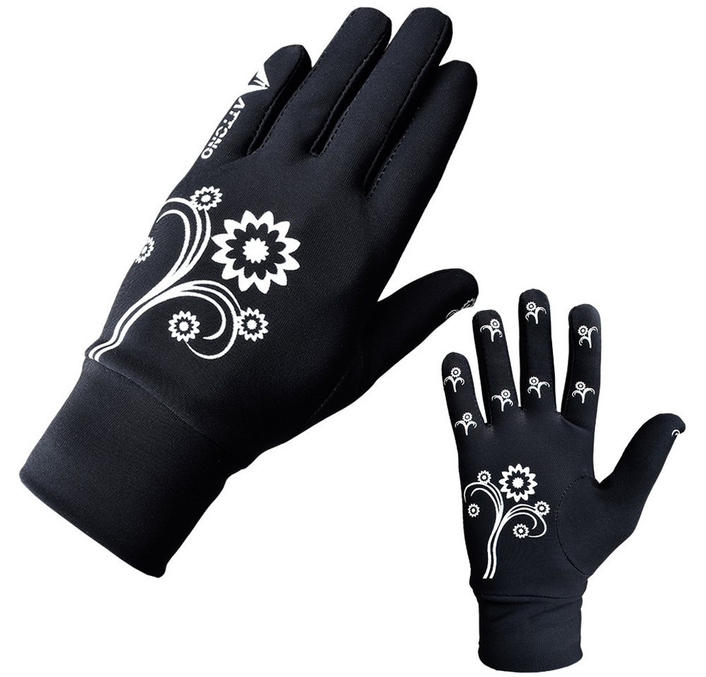 ATTONO Laufhandschuhe Winter Jogging Langlauf Auto Sport Unterziehhandschuhe