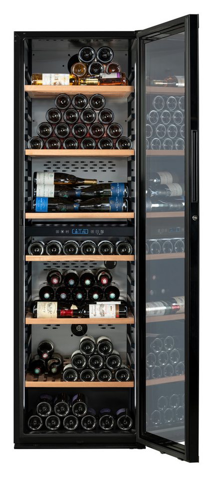 CLIMADIFF Weinkühlschrank MILLESIME240DB, für 237 Standardflaschen á 0,75l,2 Zonen, SMART, Lagerschrank, freistehend Bild 2