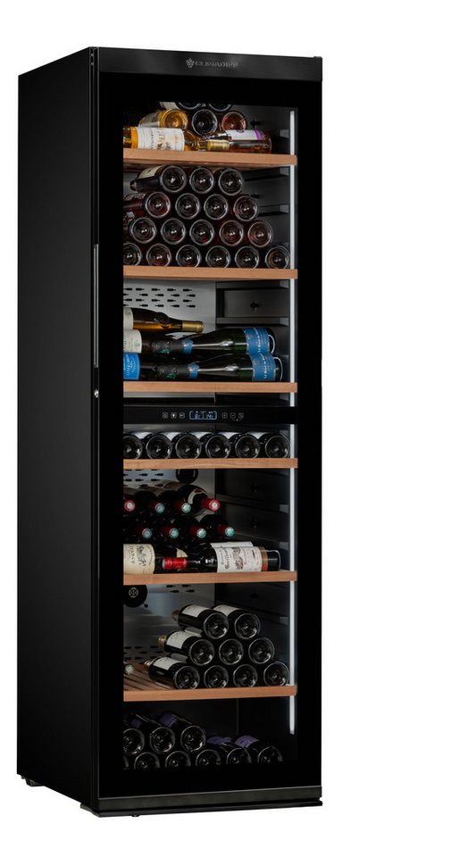 CLIMADIFF Weinkühlschrank MILLESIME240DB, für 237 Standardflaschen á 0,75l,2 Zonen, SMART, Lagerschrank, freistehend Bild 4