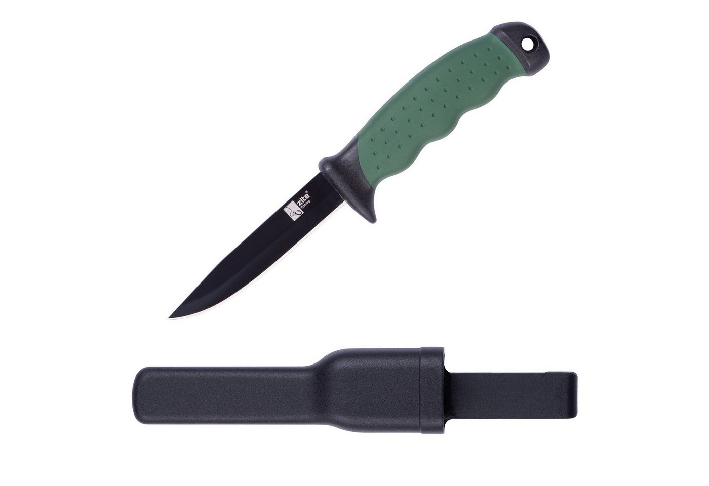 Zite Anglermesser mit Gürtel-Messerscheide 22 cm rutschfest und universell einsetzbar Bild 5