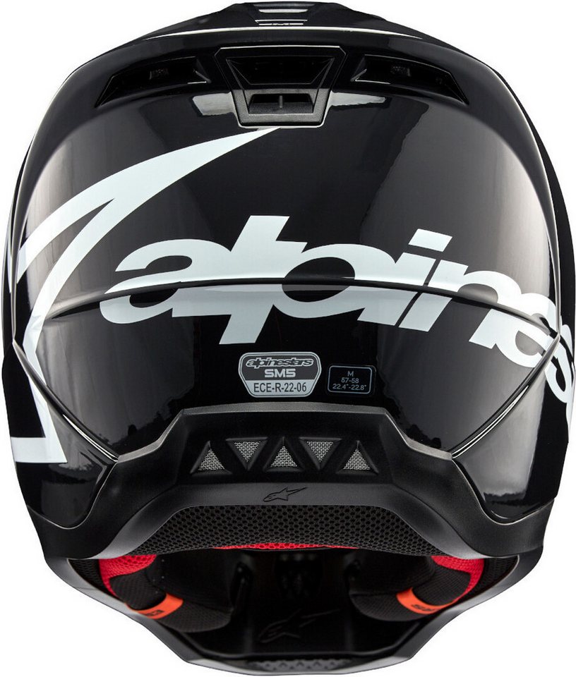 Alpinestars Motocrosshelm S-M5 Corp 2024 Motocross Helm, Notfallsystem-polsterung (eqrs) Bild 4