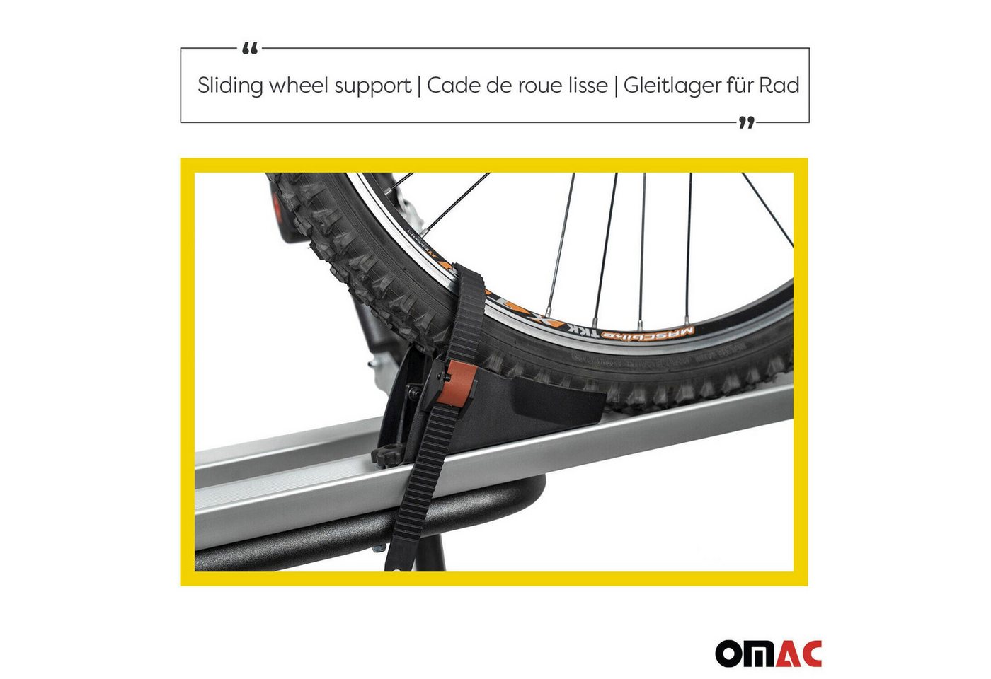 OMAC Heckfahrradträger Fahrradträger Heckklappe E Bike Peugeot 308 2 Fahrräder, Faltbar, Abnehmbar, Leichtgewichtig
