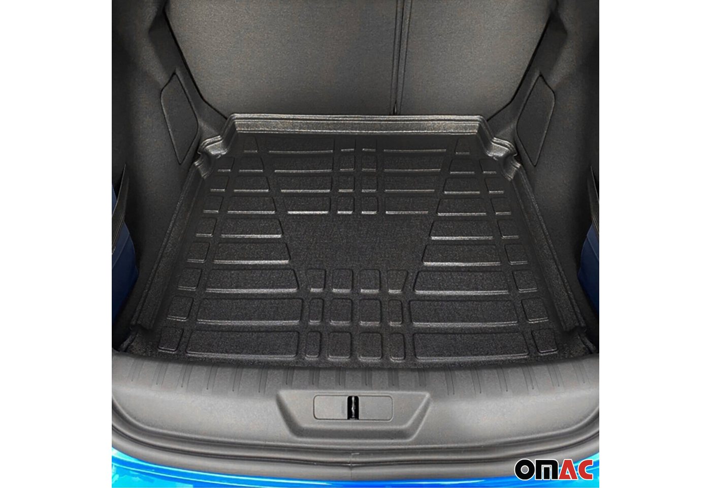 OMAC Kofferraummatte Kofferraumwanne für Ford Puma 2019-2025 Untere Gummi TPE Schwarz (1 St), für Ford Puma 2019-2025 Untere Ford Puma 2019-2025 Untere, Einfache Installation,Antirutsch,Leicht zu reinigen,Leichtgewicht Bild 3