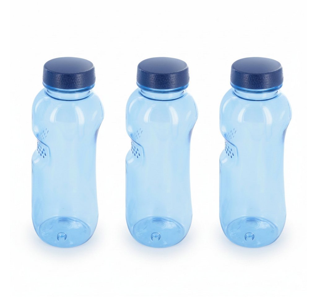 Greiner Trinkflasche, 3 x 0,5 L Tritan Wasserflasche Flasche Sport Fahrrad BPA - frei Bild 2