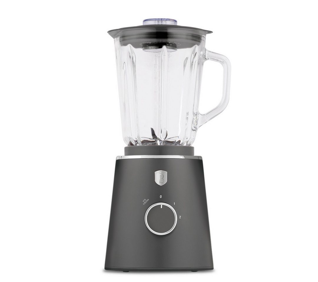 BerlingerHaus Standmixer BH 9820, 1000 W, 1,5 L Glasbehälter, 1000 W, Ice-Crush Funktion, Edelstahlmesser
