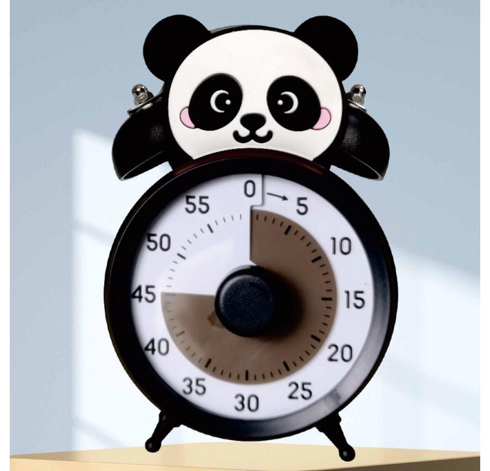 FELIXLEO Intervall-Timer Visueller Timer 60 Min leise Küche Schule Büro Kinder Erwachsene. (1-St)