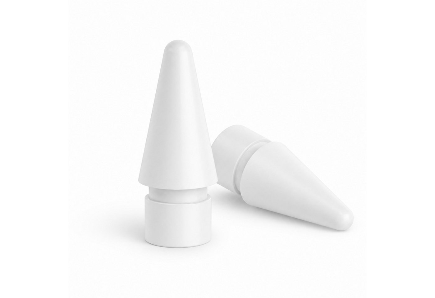 PlugUp Eingabestift Spitze für Apple Pencil 1. 2. Pro & USB-C Generation Ersatzspitze (Spar-Set, 6-St., 6-teilig) 6x Ersatzspitzen für Apple Pencil 1. Generation, 2. Generation & USB-C