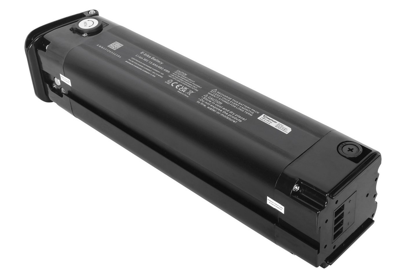 PowerSmart 38cm E-Bike Akku für Telefunken Multitalent RC860 Multitalent RC865 Multitalent RC870 mit Ladegerät Lithium-ion (Li-ion) 13400 mAh (36 V) Bild 5