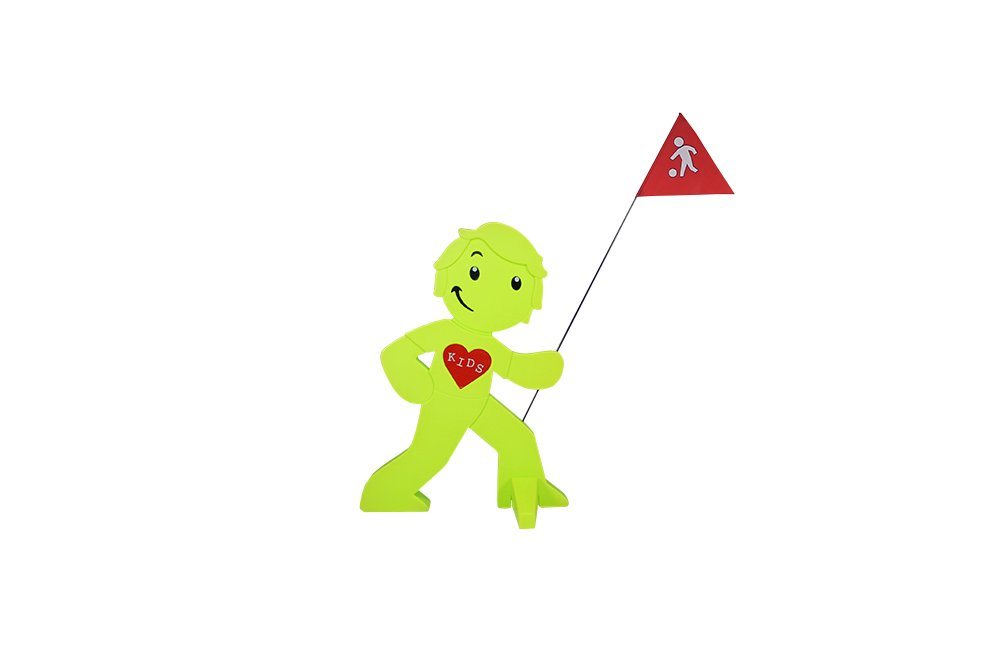 StreetBuddy Warnschild Warnfigur, Warnaufsteller, Warnschild für Kindersicherheit, (2 St) Bild 2