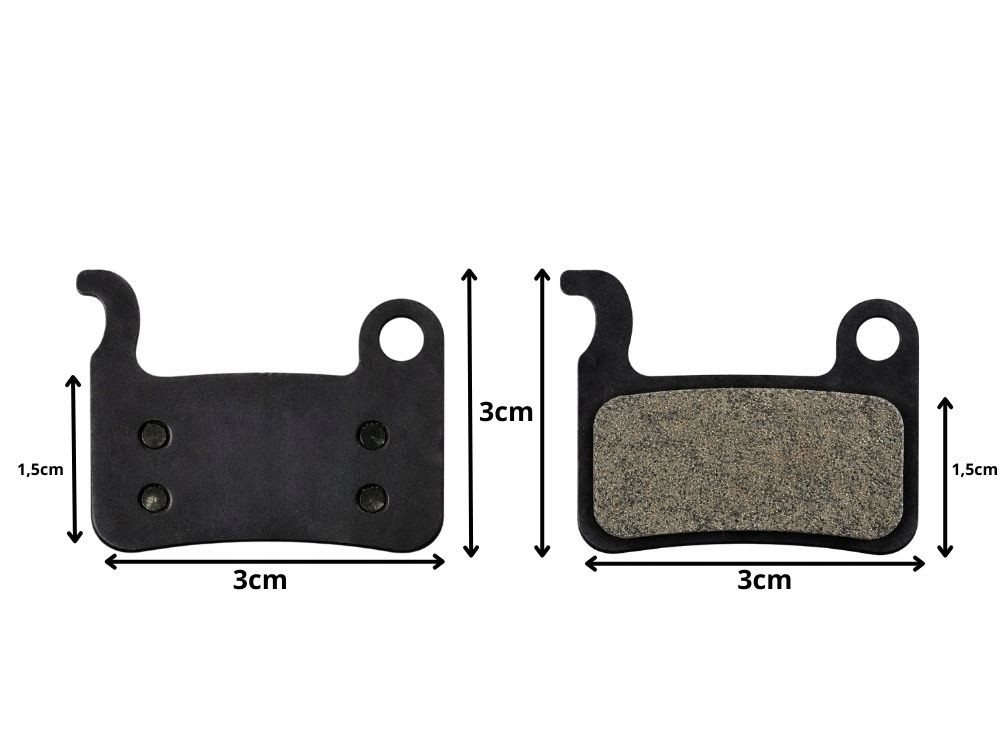 VERK GROUP Bremsbelag Fahrrad Bremsbeläge 1 Paar Scheibenbremse Disc Pads E-Bike (Paar, 2-St), Inklusive Montagefeder, Für Scheibenbremsen Bild 2