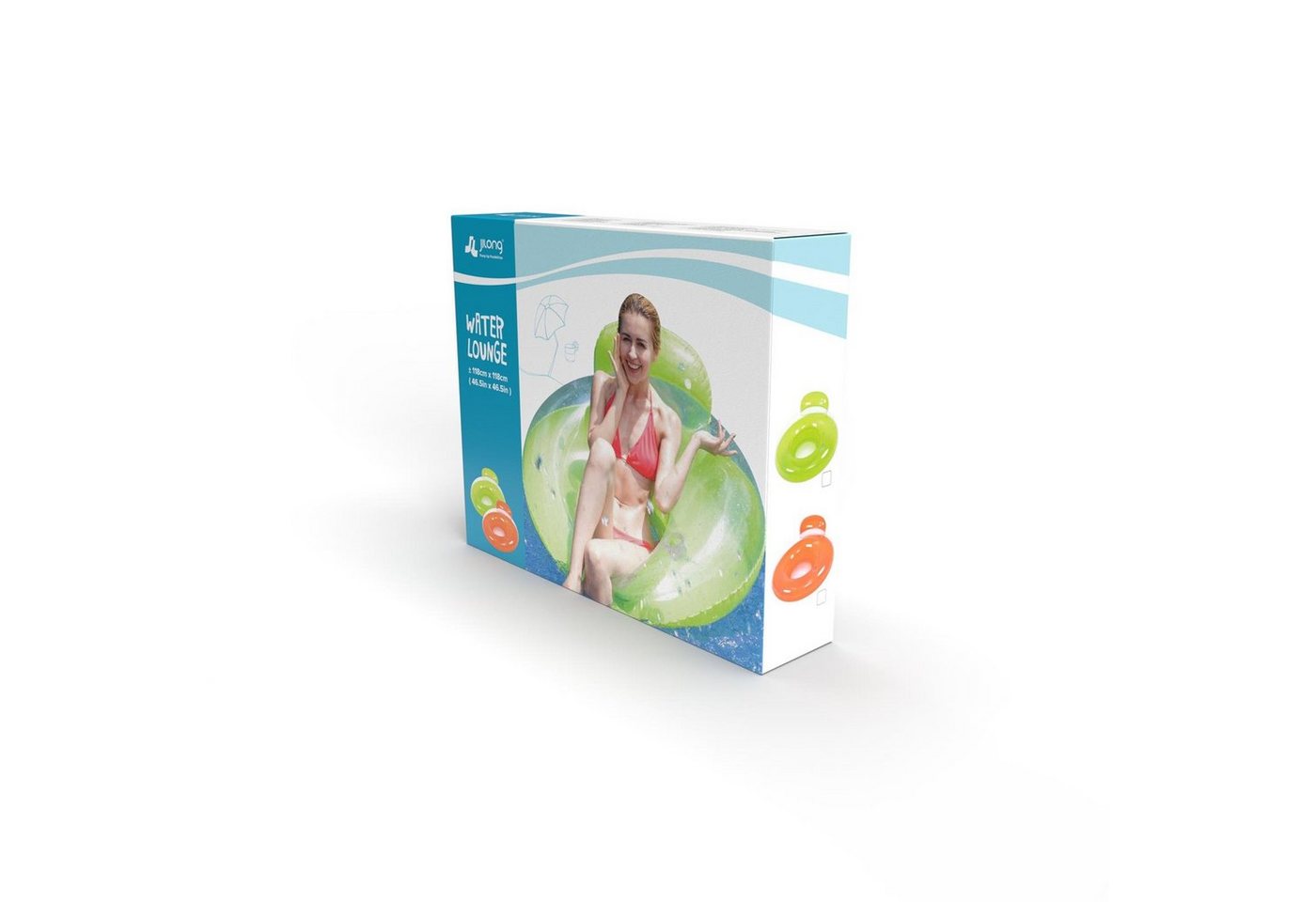 SunClub Schwimmring Schwimmring Sessel 118cm (für Kinder und Jugendliche, Schwimmsitz 2-farbig sortiert), Jahren