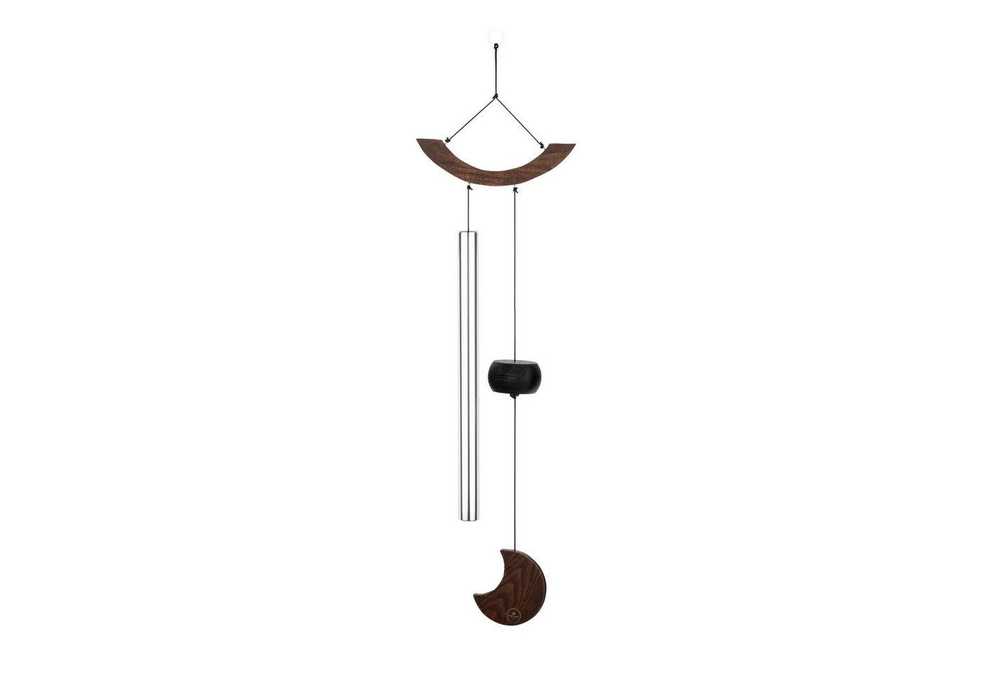 Meinl Sonic Energy Windspiel Moon Meditation Chime (1 Klangstab), Silbernes Aluminium Bild 5