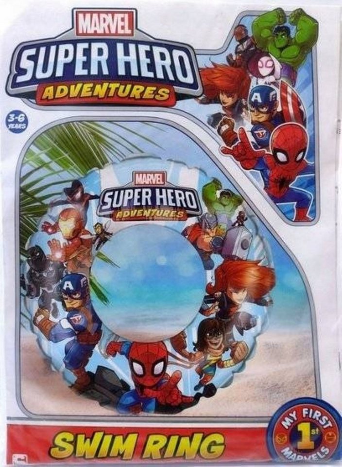 SAMBRO Schwimmring Avengers Schwimmring 50 cm - Super Hero Adventures, Sicher und Spaß Bild 2