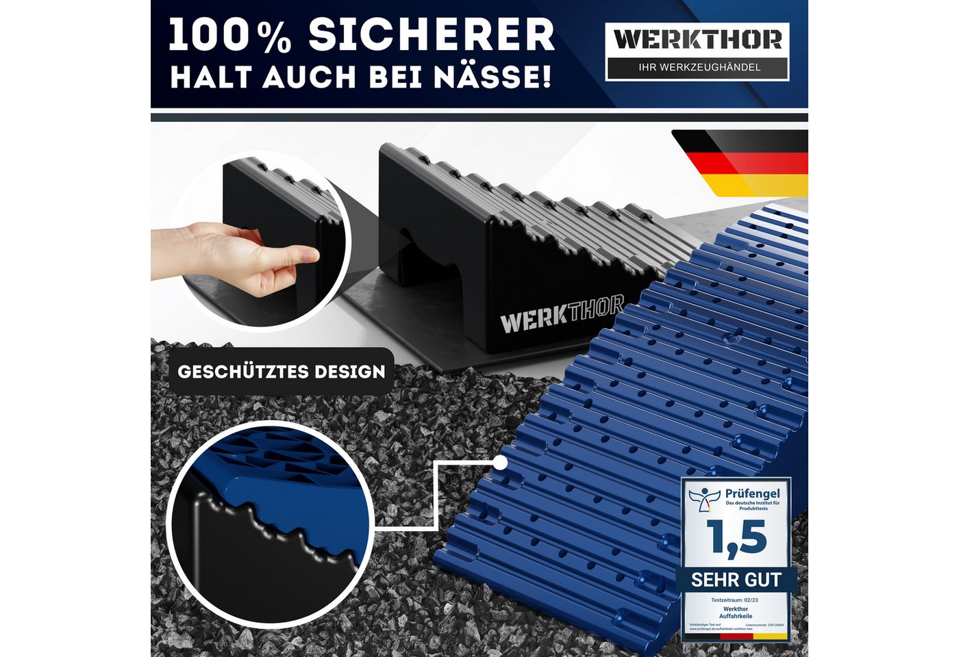 Werkthor Auffahrrampe WERKTHOR Auffahrkeile – [2er Set] [ Bild 4