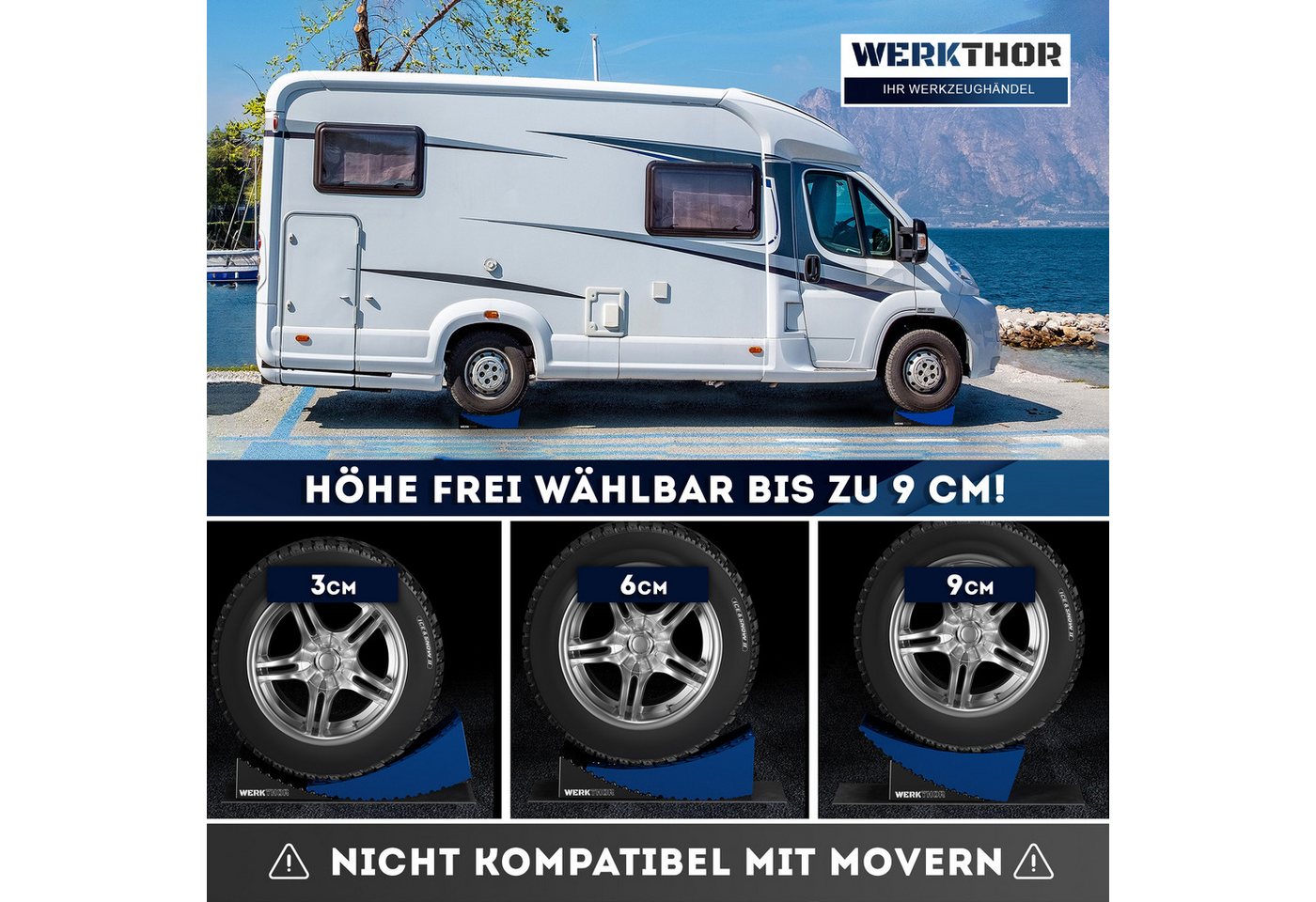 Werkthor Auffahrrampe WERKTHOR Auffahrkeile – [2er Set] [ Bild 5