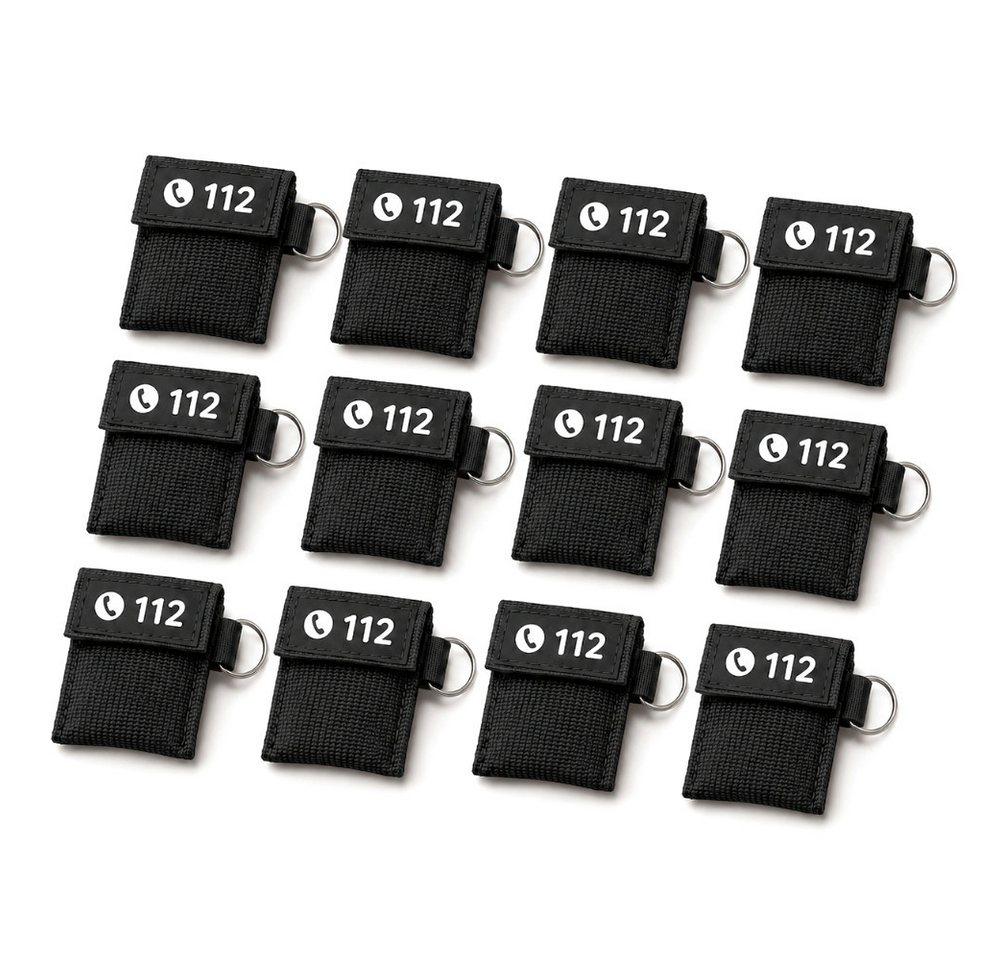 FLEXEO Erste-Hilfe-Set 12 Beatmungstücher, inkl. Schlüsselanhänger., (Set, 12 St), praktischer Schlüsselanhänger Bild 4