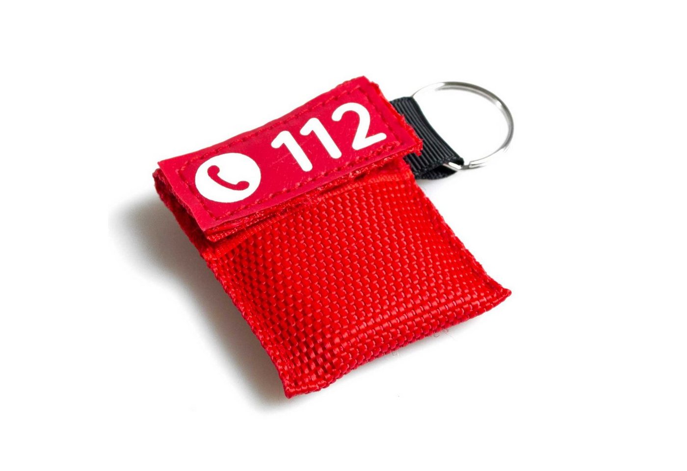 FLEXEO Erste-Hilfe-Set Beatmungstuch als Schlüsselanhänger, (Set, 12 St), Schlüsselanhänger