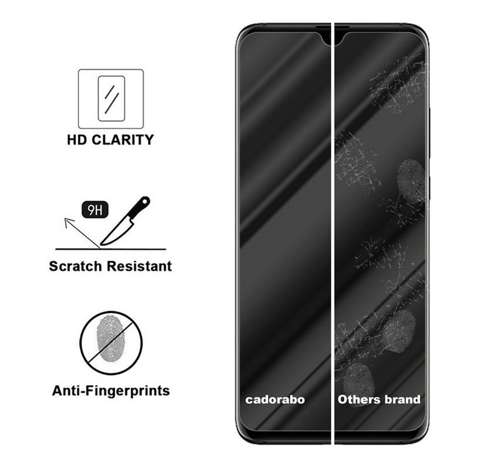 Cadorabo Schutzfolie für Huawei P30 PRO Schutzfolie, Schutzglas Panzer Folie (Tempered) Display-Schutzfolie mit 3D Touch Bild 2