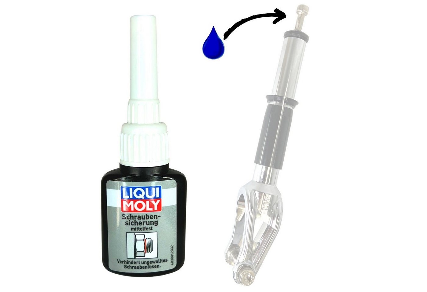 Liqui Moly Fahrrad-Montageständer Liqui Moly Schraubensicherung Mittelfest 10ml