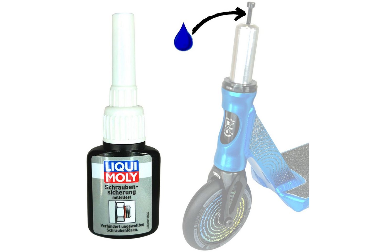 Liqui Moly Fahrrad-Montageständer Liqui Moly Schraubensicherung Mittelfest 10ml Bild 5