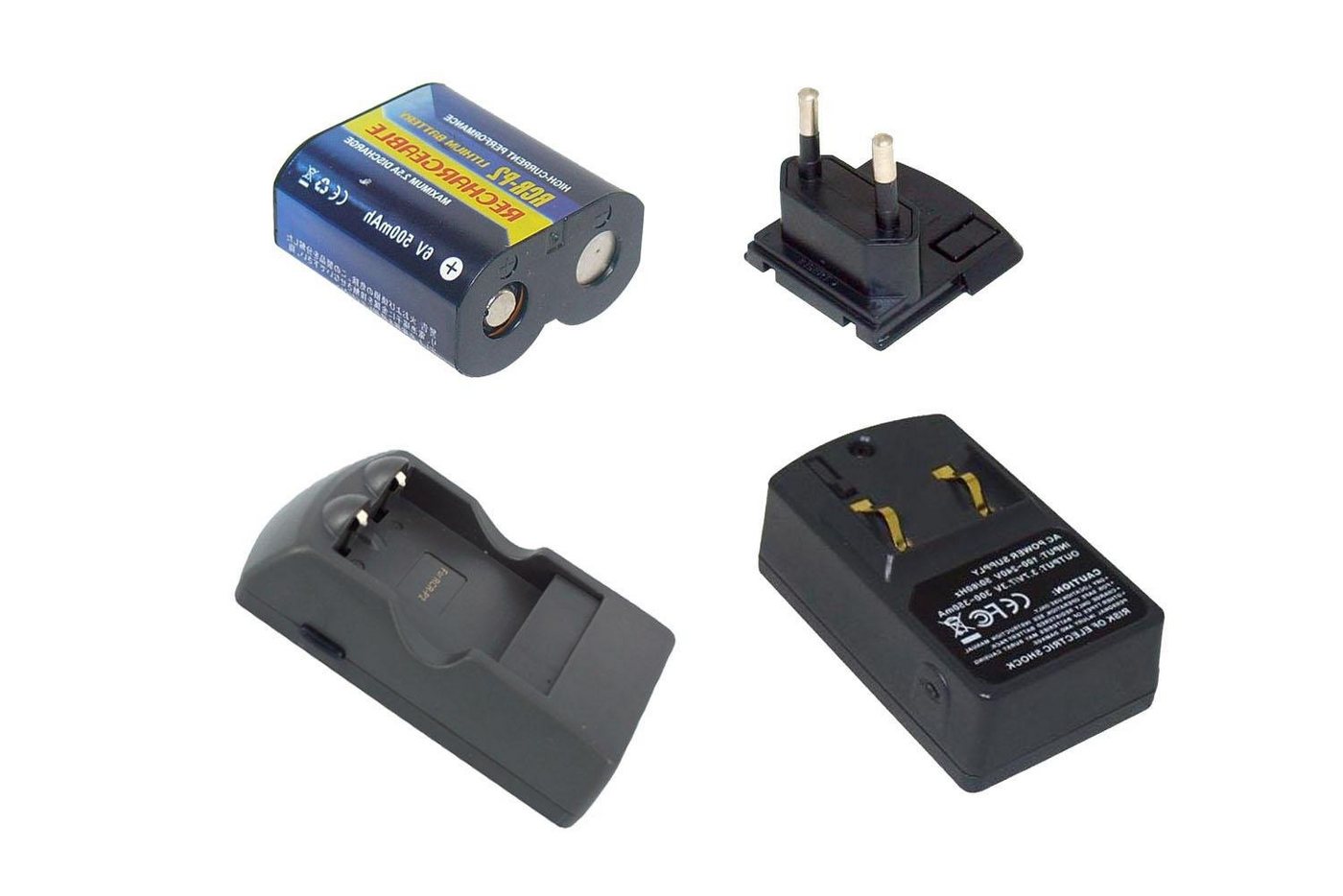 PowerSmart CBFR009EB Batterie-Ladegerät (für PANASONIC CR-P2, CR-P2S, CRP2P, DL223A, EL223AP, K223LA und 1 pc RCRP2 akku) Bild 3
