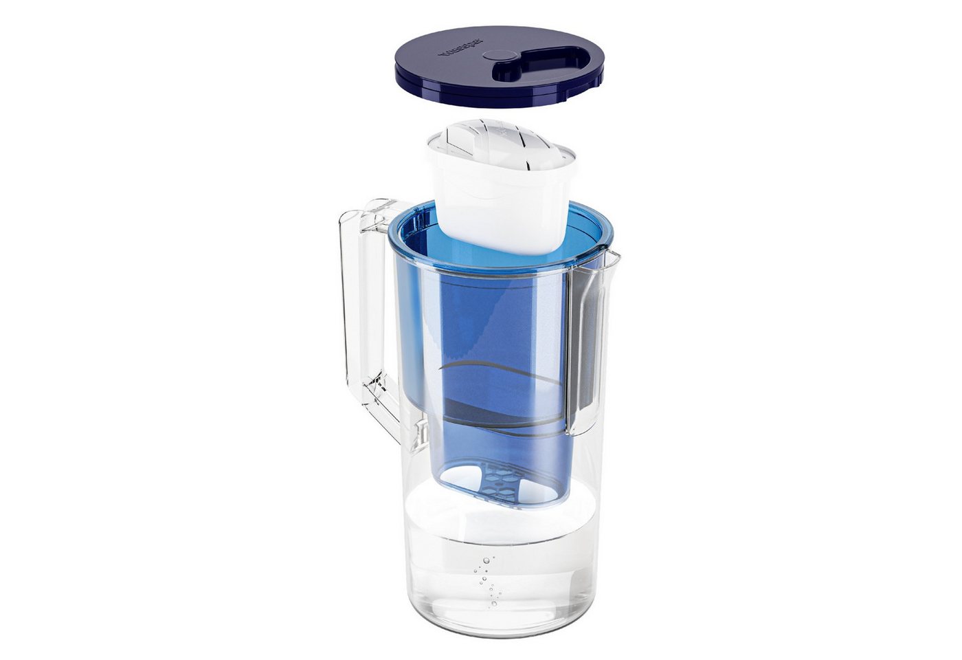 HaGa Kalk- und Wasserfilter Wessper D1 Solid 2,8 Liter Wasserfilter mit AquaMax Filter
