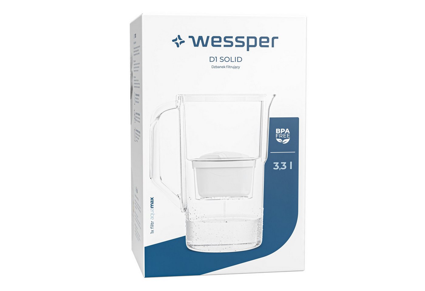 HaGa Kalk- und Wasserfilter Wessper D1 Solid 2,8 Liter Wasserfilter mit AquaMax Filter Bild 4