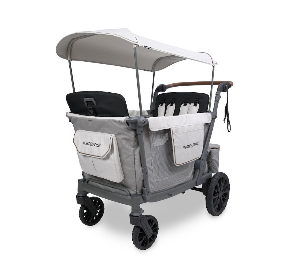 Wonderfold Bollerwagen L4 Doppelsitziger Kinderwagen für 4 Kinder Bild 3