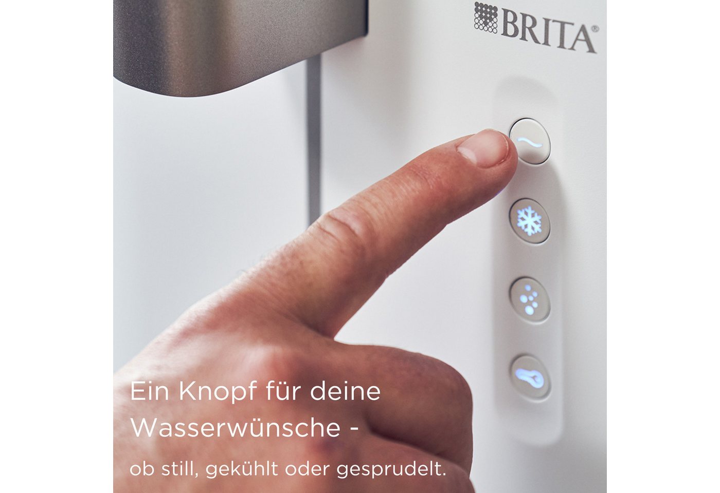 BRITA Wassersprudler yource pro top, inkl. 1 x yource CO2-Zylinder und 1 x BRITA P 3000-S Filterkartusche Bild 3