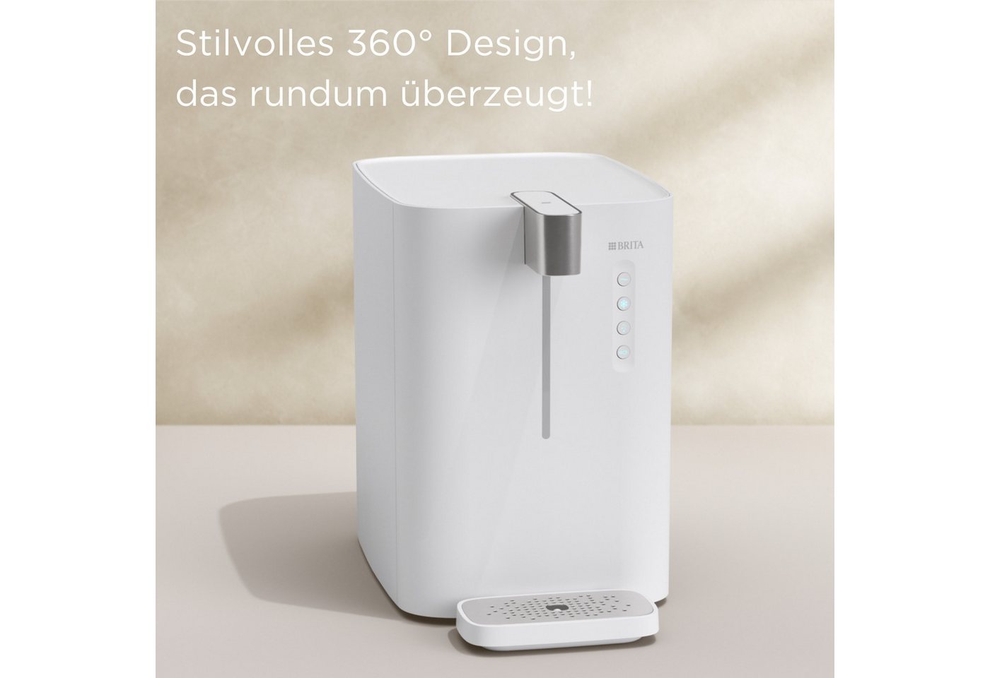 BRITA Wassersprudler yource pro top, inkl. 1 x yource CO2-Zylinder und 1 x BRITA P 3000-S Filterkartusche Bild 5