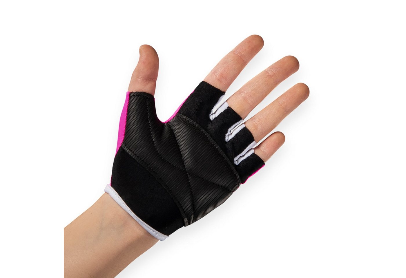 Chiba Fahrradhandschuhe Cool neonpink Kinder - 1 Paar Bild 2