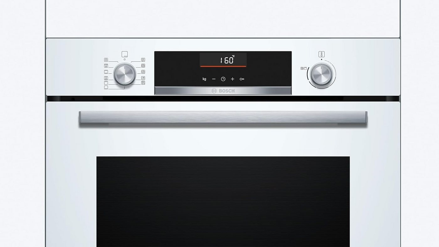 BOSCH Backofen-Set Backofen 3DHeißluft AirFry EcoClean + Induktionskochfeld Booster weiß, EcoClean Direct Bild 3