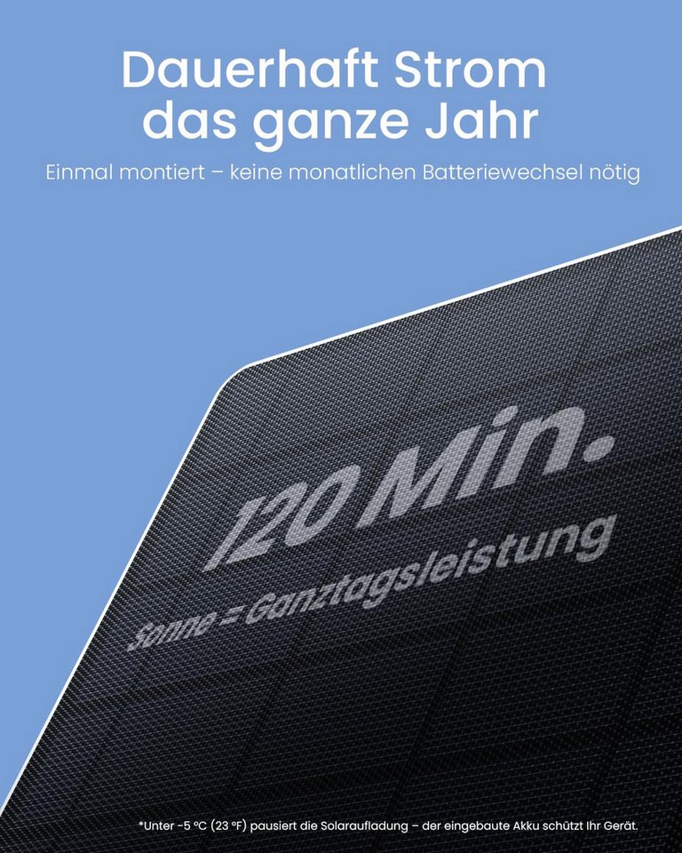TWUFY Überwachungskamera ieGeek 24/7 AOV Überwachungskamera Aussen mit Auto-Tracking (Outdoor, Außenbereich, außen, Aussen, 5W Solarpanel & 9000mAh Akku, 30m Farbnachtsicht, 1-tlg., 2.5K 4MP 360° PTZ Kamera Solar, Camera Outdoor WLAN Kabellos mit Intelligente Erkennung)