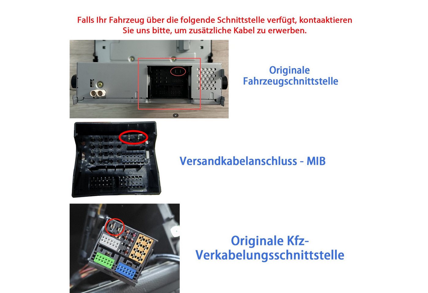ESSGOO Für VW Golf 5 6 Plus Touran Caddy Jetta Autoradio Carplay Android Auto Autoradio (System : WinCE, Rückfahrkamera(optional), 2 DIN, AM/FM, SWC, CANBUS-Adapter ENTHALTEN (optimiert für Windows CE-System) Bild 5