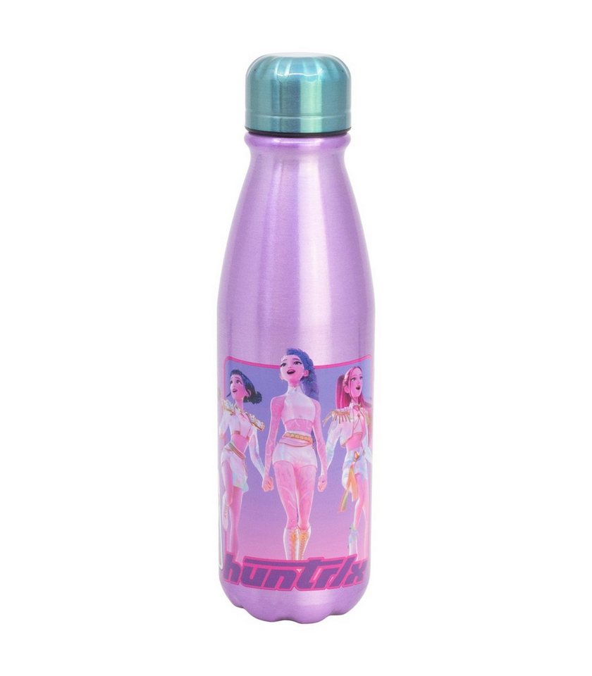 K-Pop Demon Hunters Trinkflasche Kinder Trinkflasche Aluminium Flasche 600 ml für Schule und Freizeit Bild 2